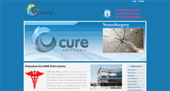 Desktop Screenshot of curepolyclinic.com