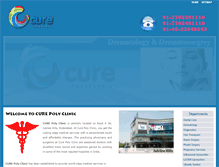 Tablet Screenshot of curepolyclinic.com